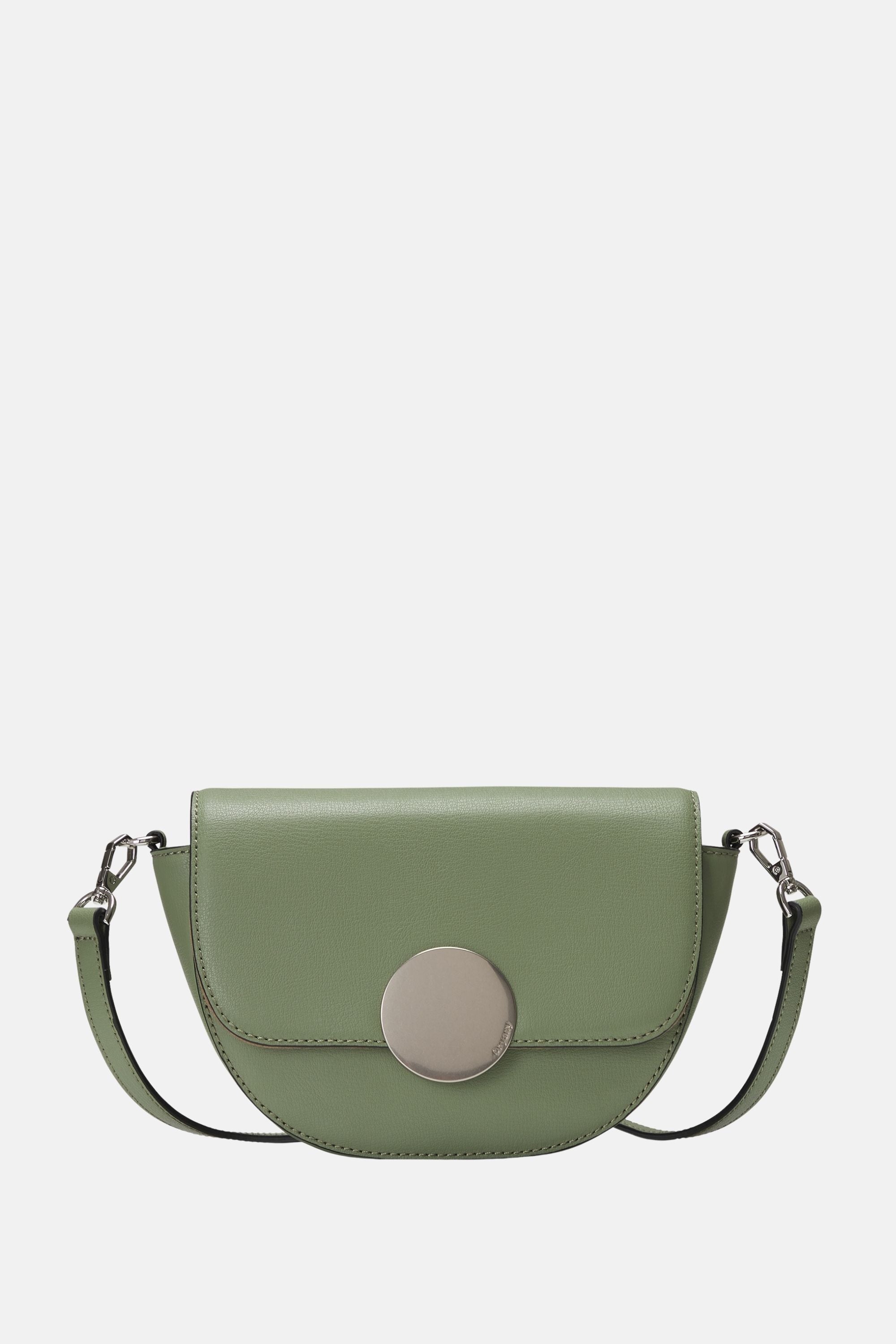 Oryany - Lottie Saddle Crossbody Small Handbags - Jade Green Leather
