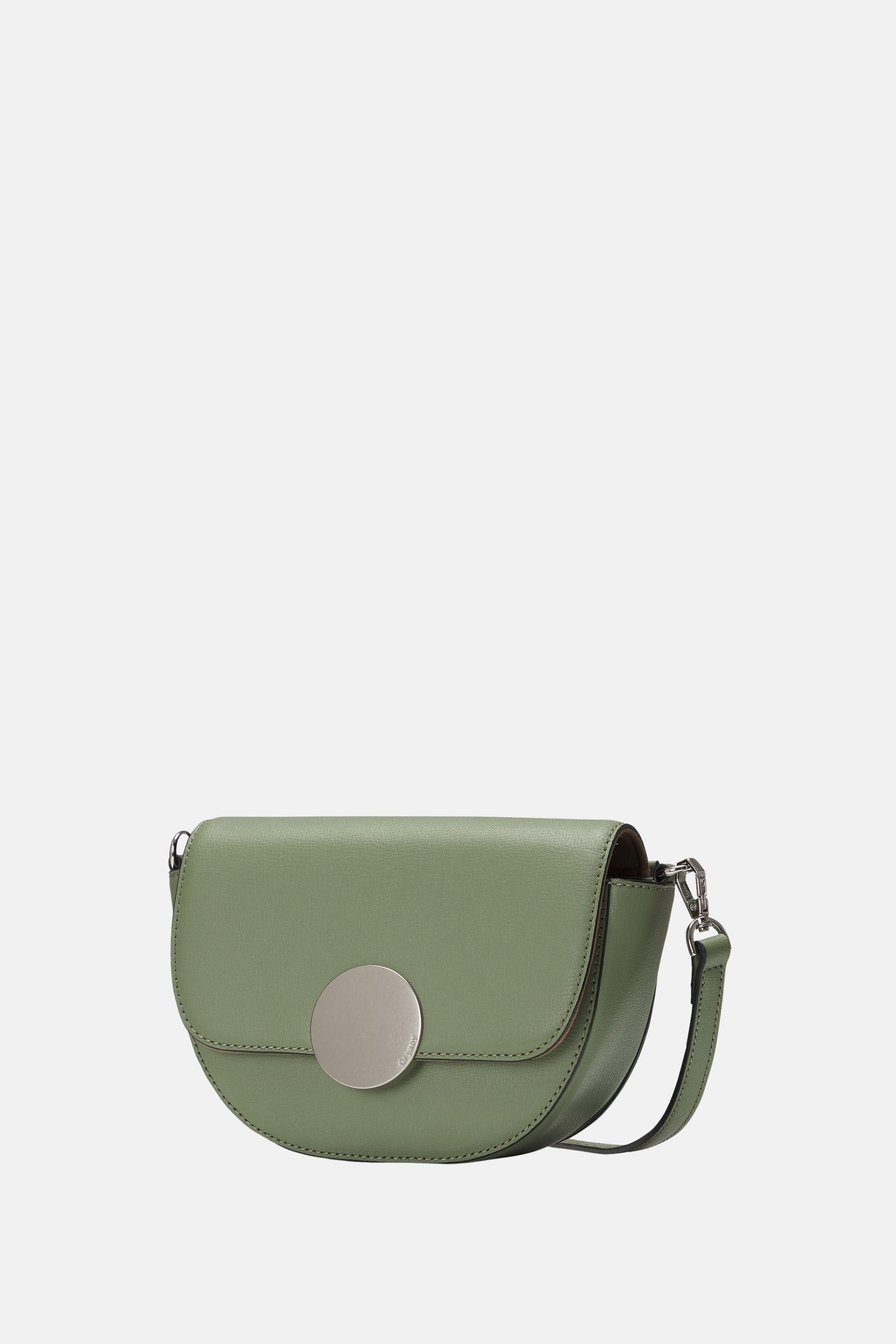 Oryany - Lottie Saddle Crossbody Small Handbags - Jade Green Leather