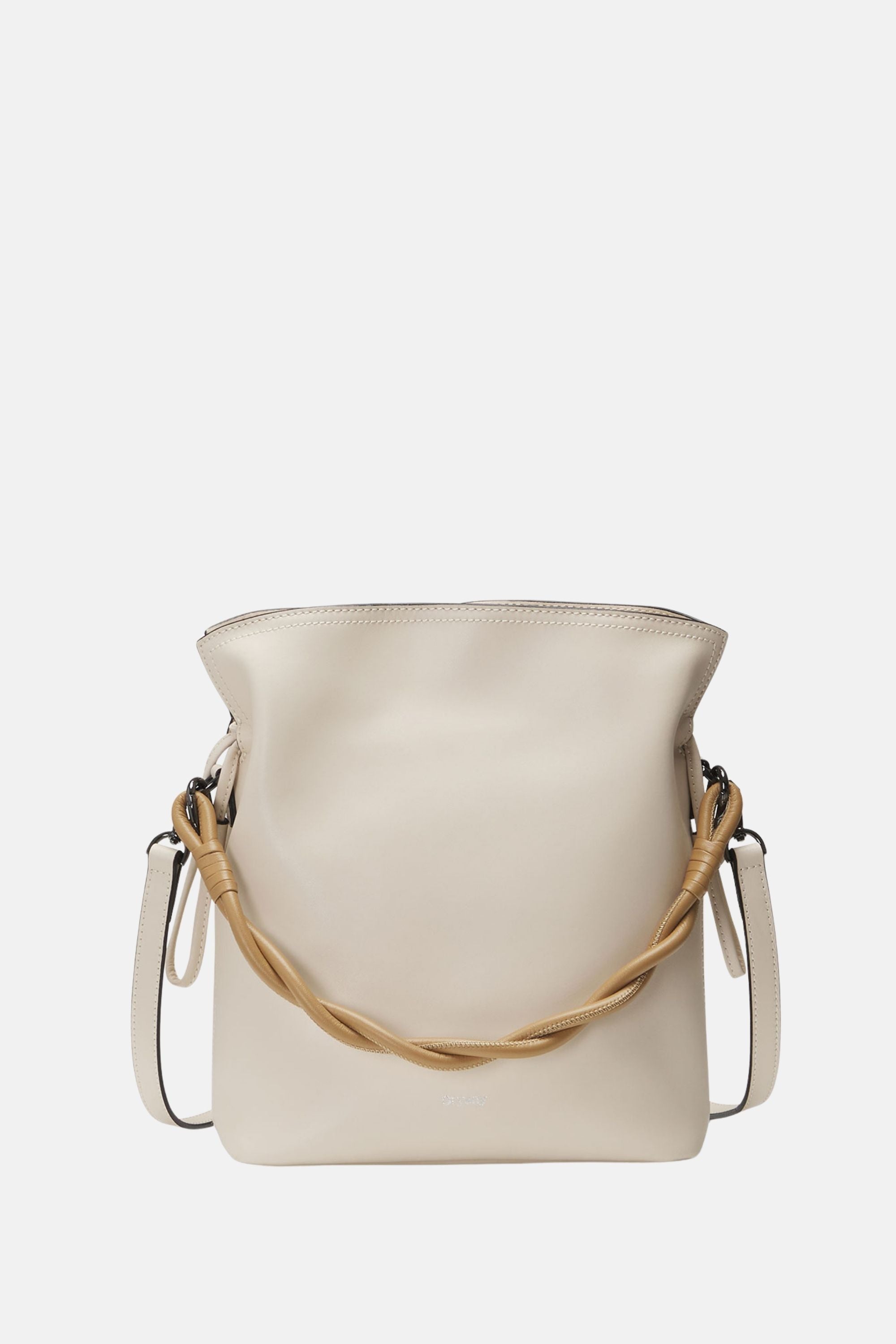 Oryany - Madeleine Bucket Medium Crossbody Handbags - Cream / One size