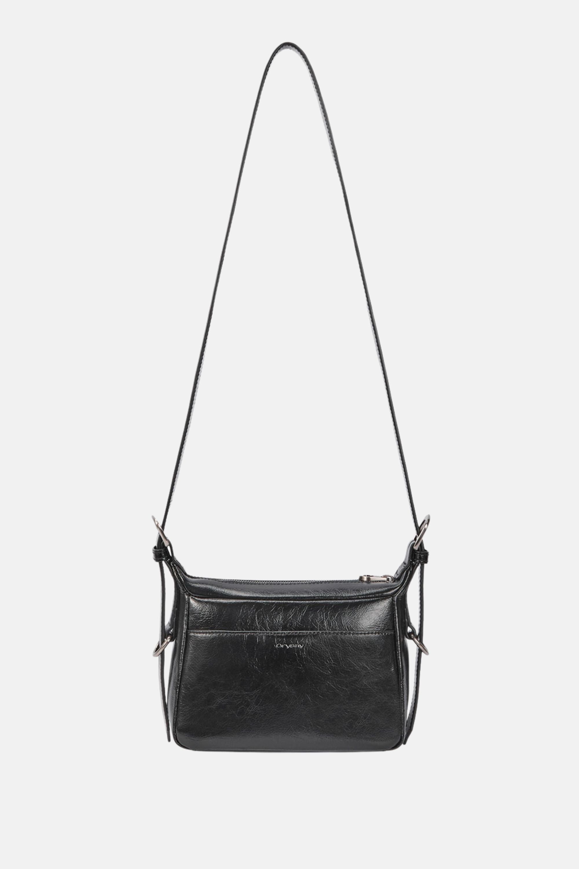 もちもち Oryany Moto Crossbody Handbag - Black