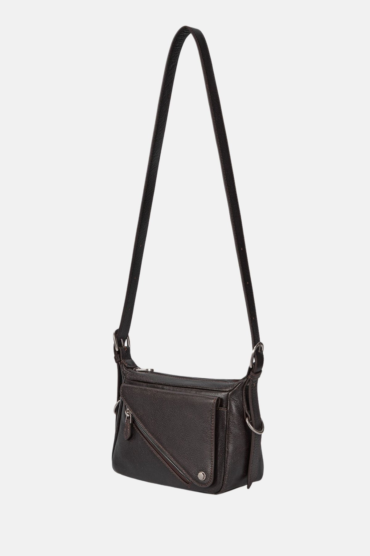 Oryany - Moto Crossbody Small Handbags - Vintage Brown