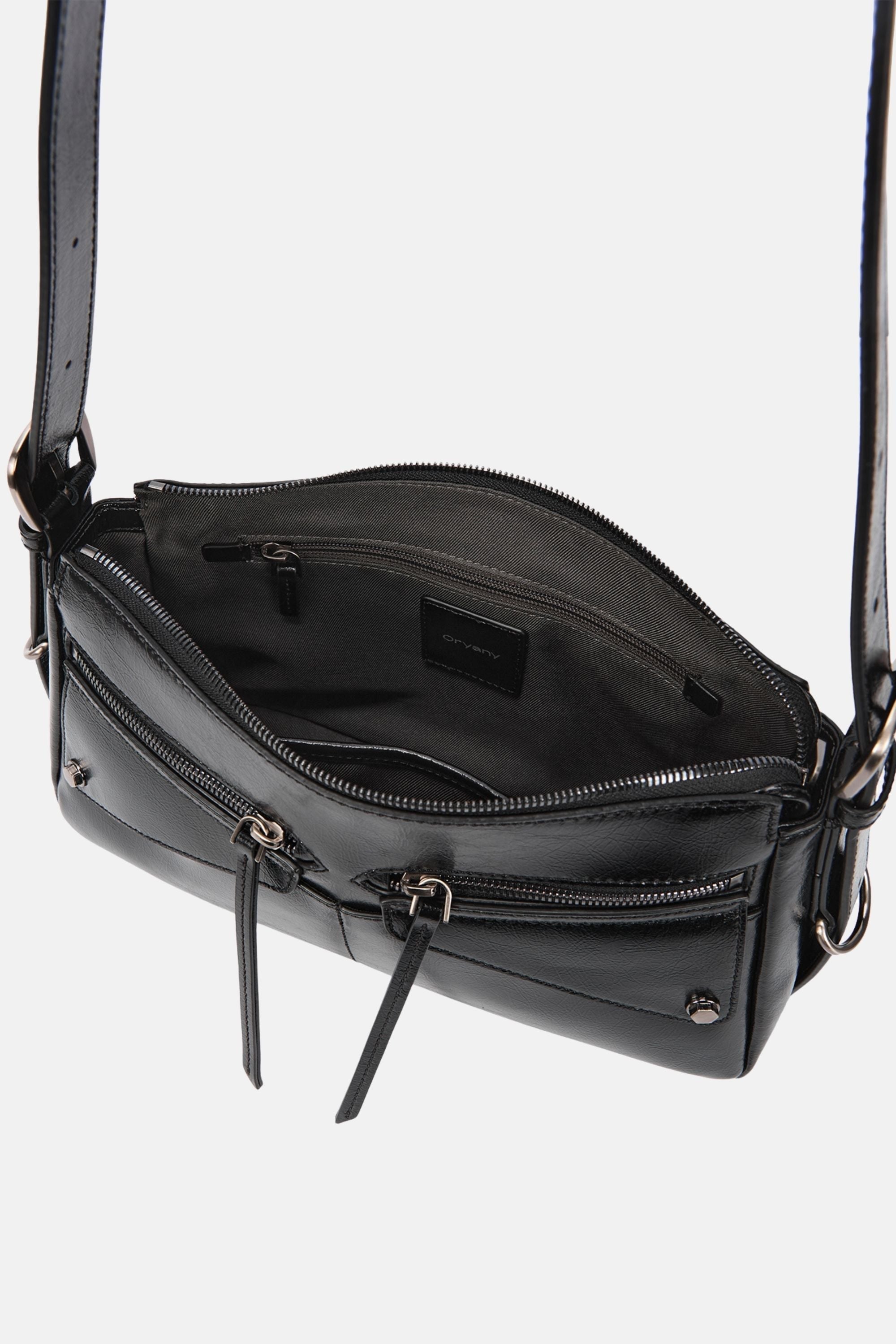 Oryany Motorcycle Shoulder Bag - Black