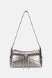 Oryany - Moto Shoulder Medium Should Bag Handbags - Pewter