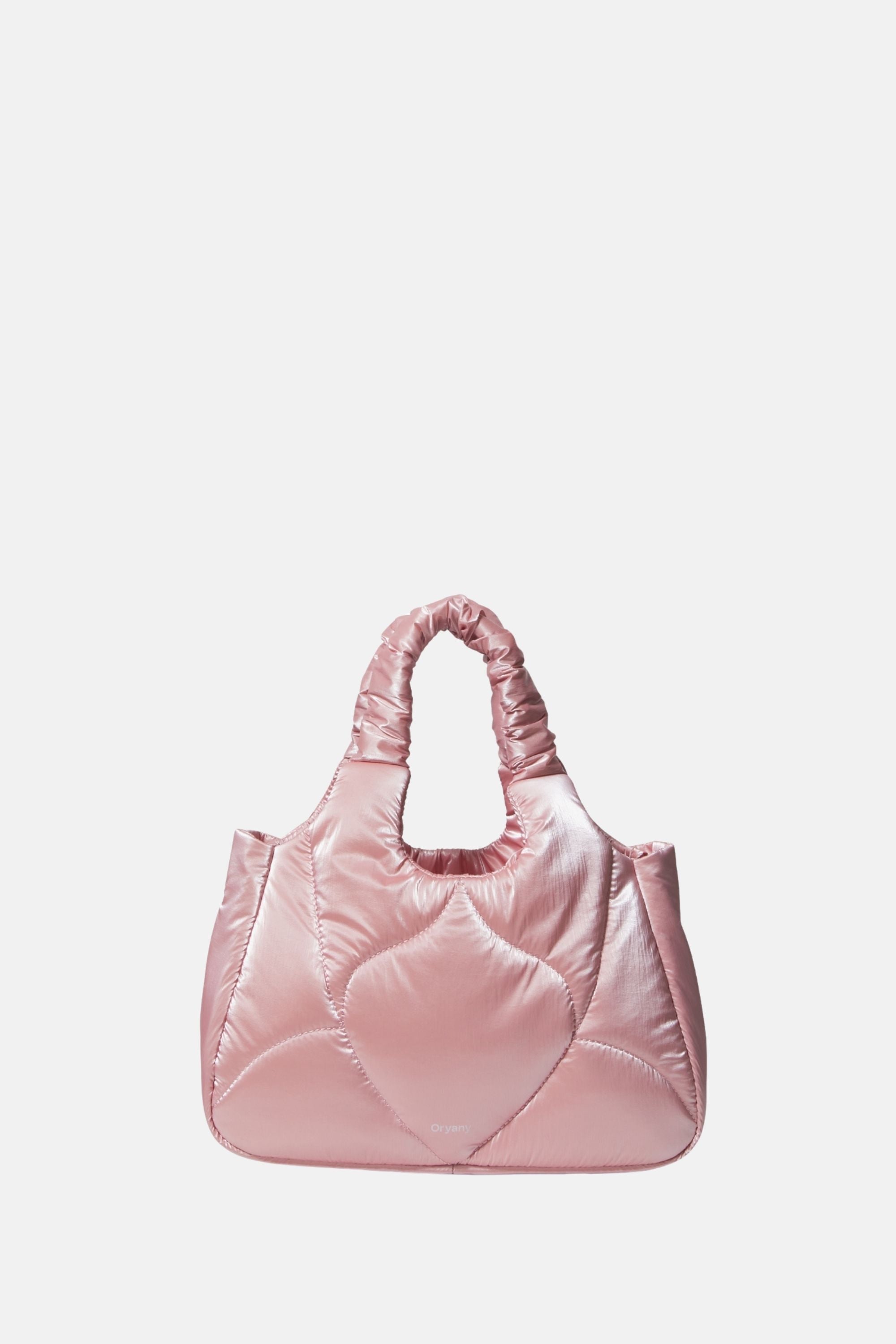 Oryany - Half Moroccan Padding Crossbody Medium Satchel Handbags - Dusty Pink / One size