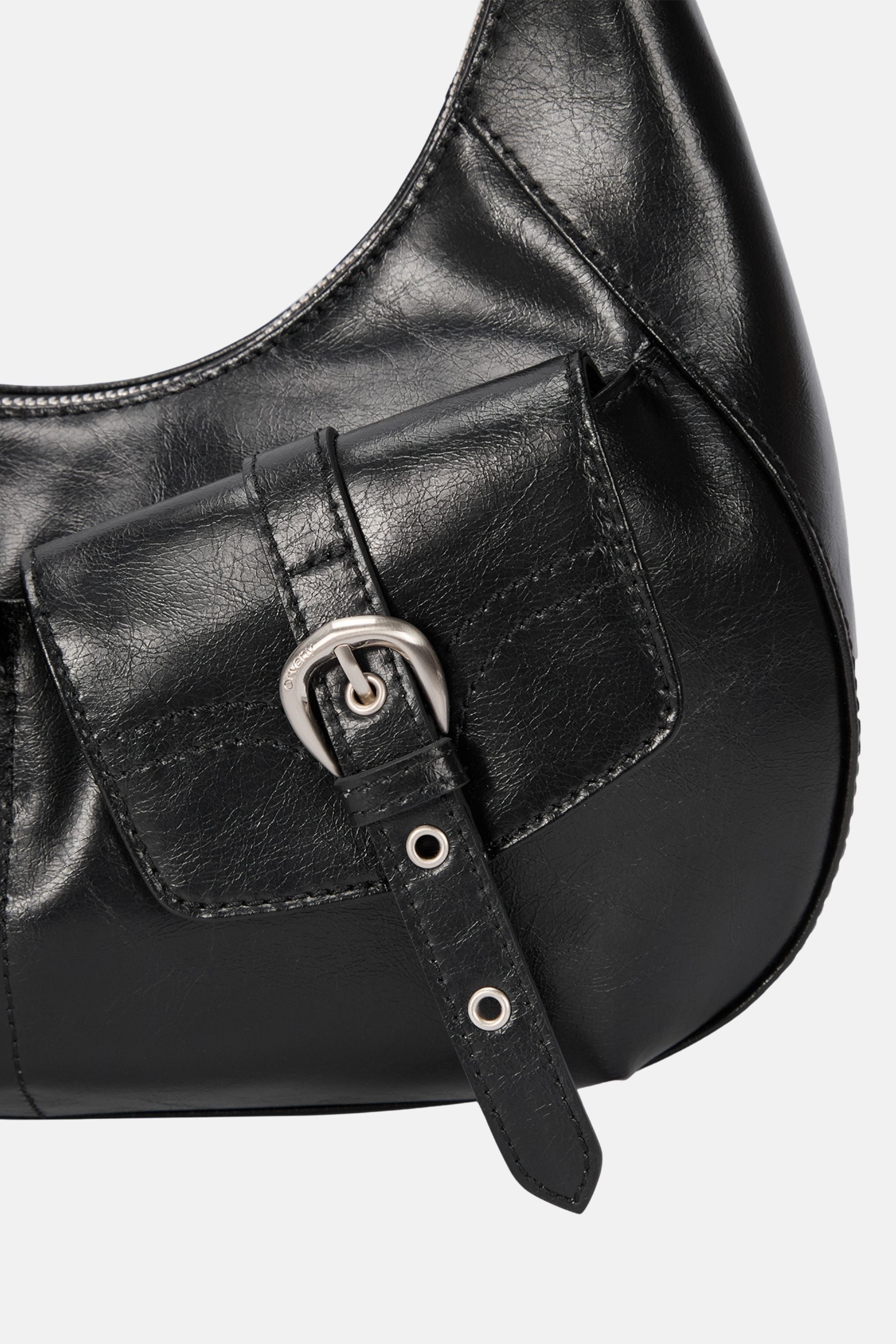 Oryany - Rodeo Shoulder - Medium Shoulder Bag - Black Leather