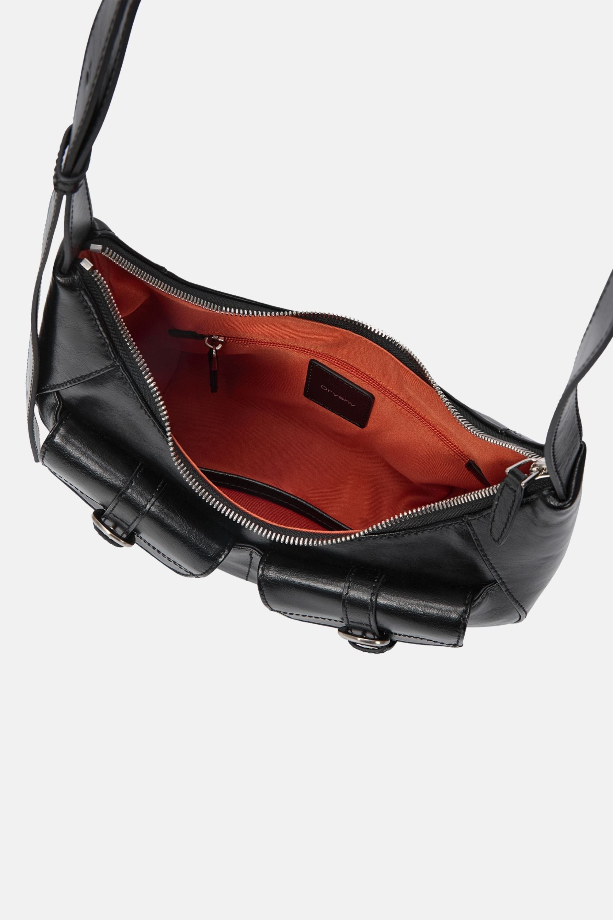 Oryany - Rodeo Shoulder - Medium Shoulder Bag - Black Leather