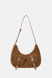 Oryany - Rodeo Shoulder - Medium Shoulder Bag - Camel Brown Suede