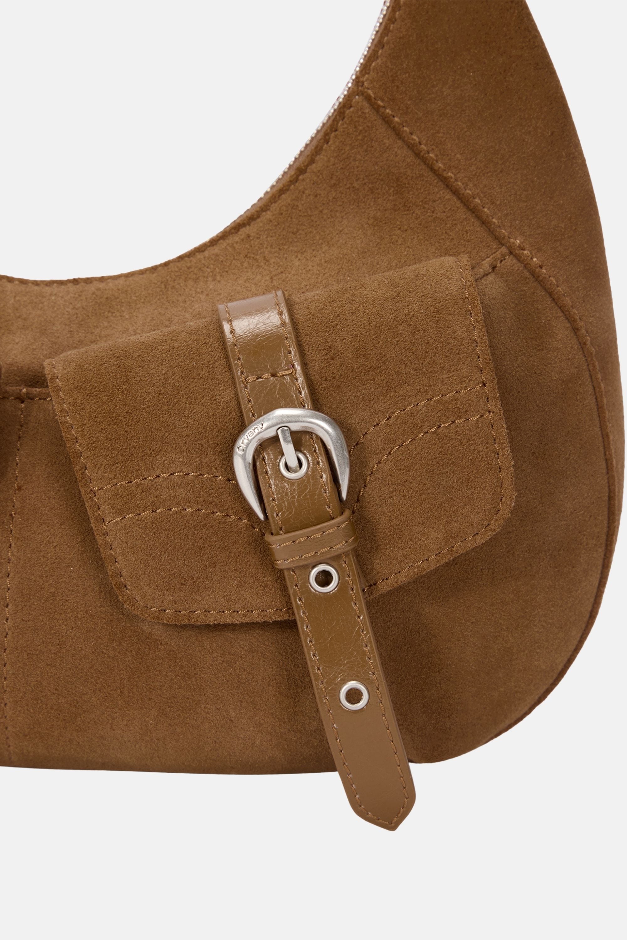 Oryany - Rodeo Shoulder - Medium Shoulder Bag - Camel Brown Suede