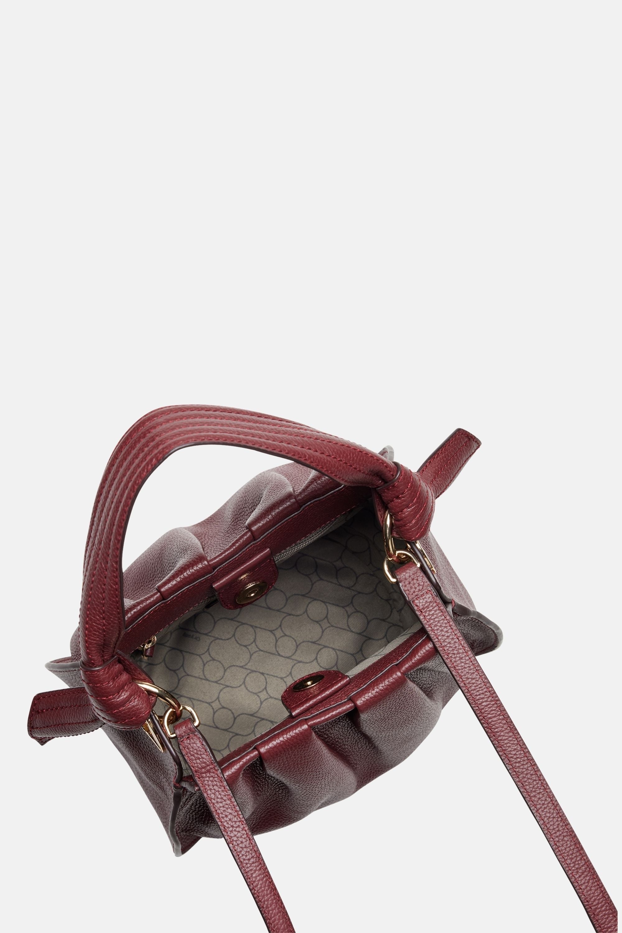 Oryany - Selena Bucket Bag - Medium Crossbody - Maroon Leather