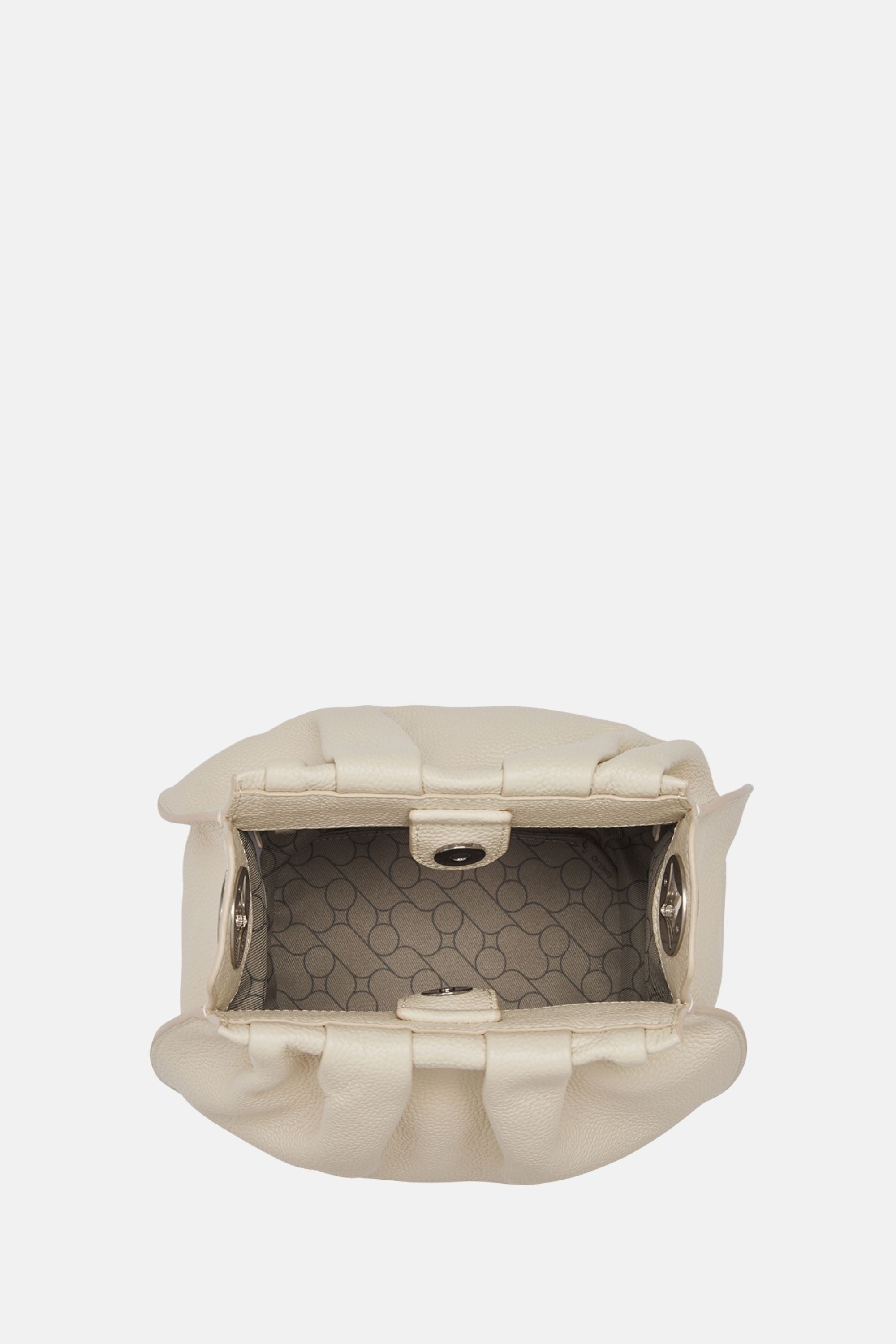 Oryany - Selena Bucket Bag - Medium Crossbody - Cream Leather