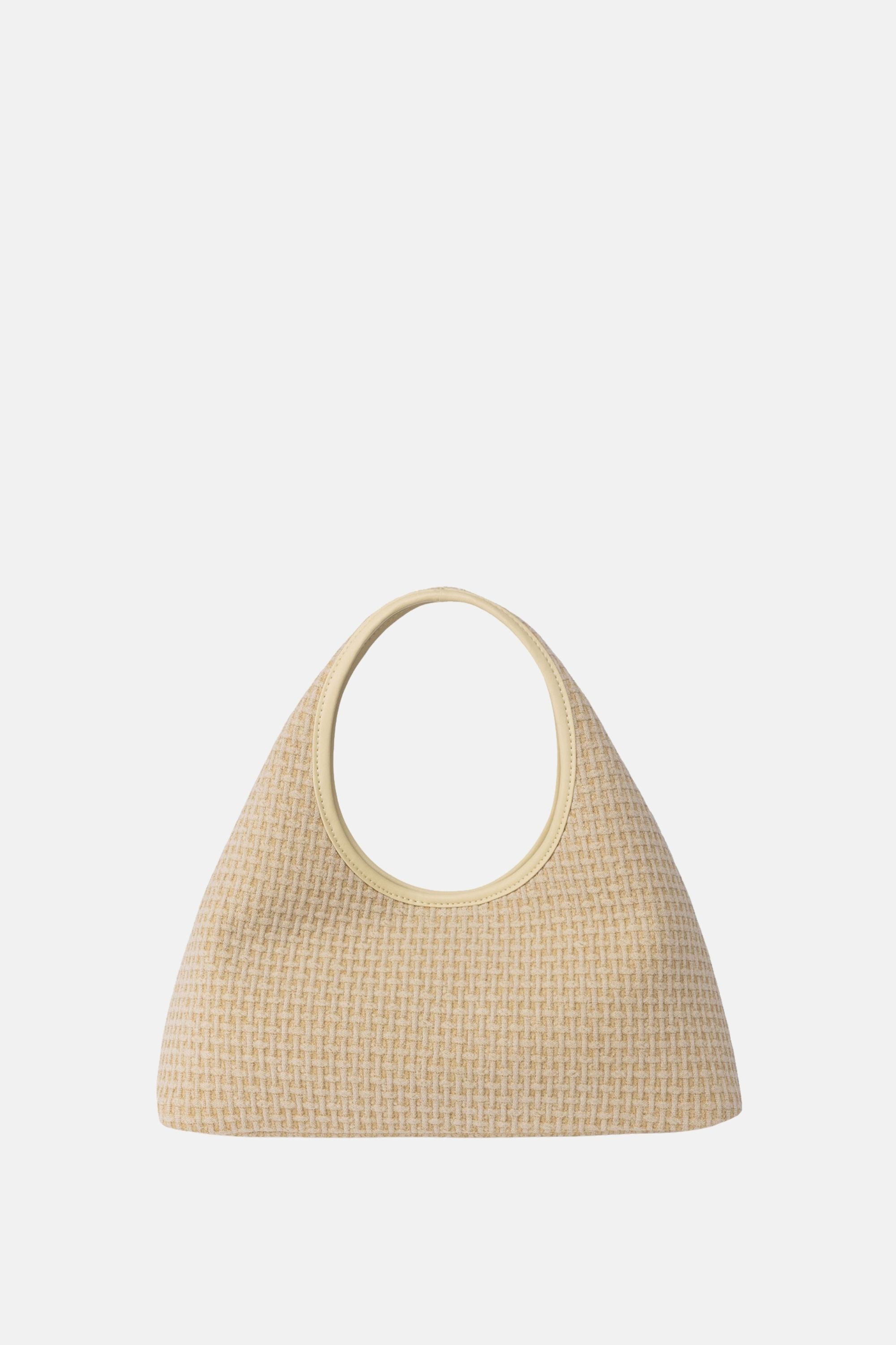 Oryany - Waffle Canvas Small Satchel – Top Handle Crossbody - Cantaloupe