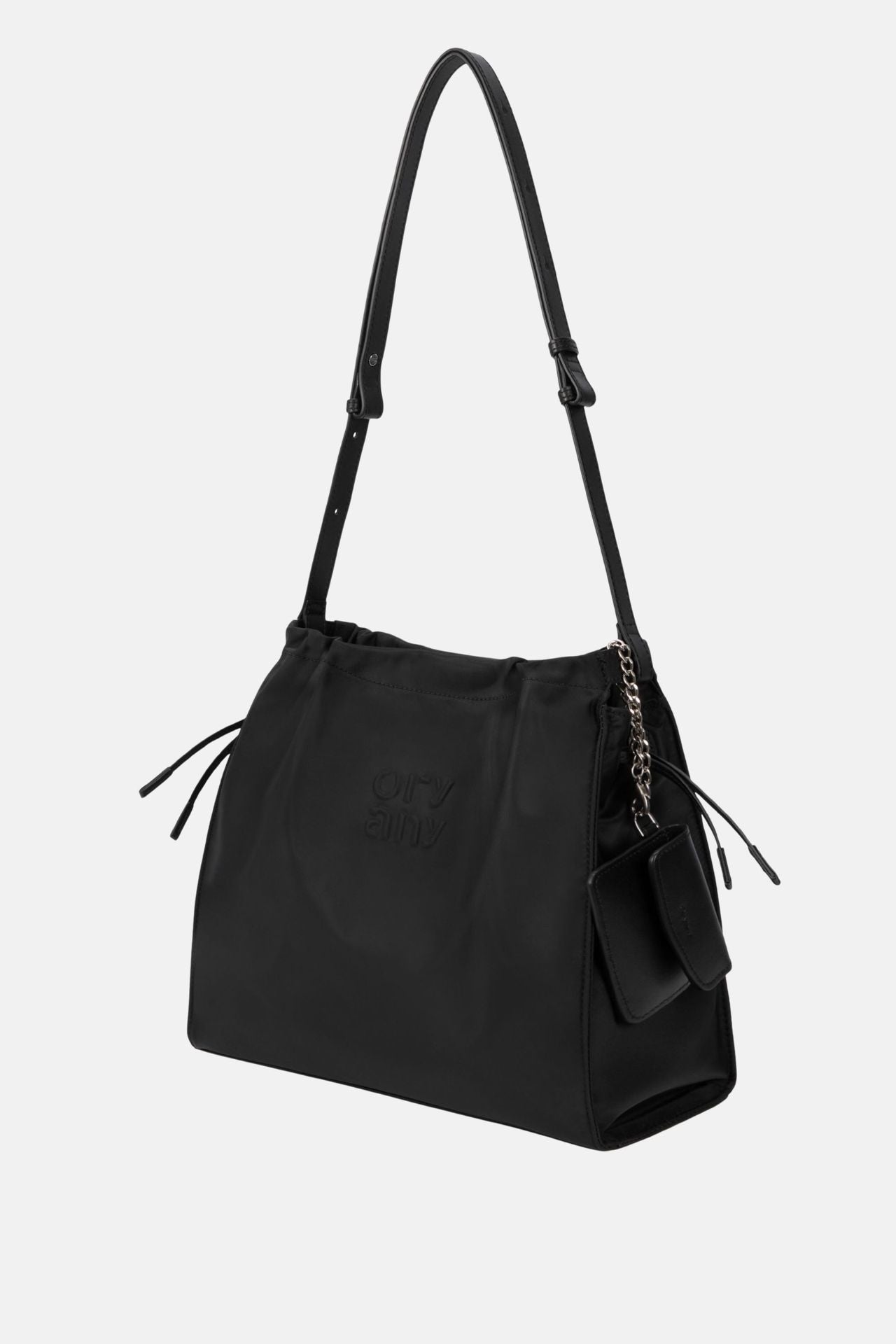 ORYANY  2ウェイレザーバッグ Oryany Roy Black Satchel Bag