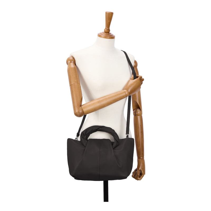 Oryany - Cozy Satchel Medium Crossbody Handbags - Black / One size
