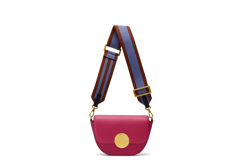 Lottie Saddle Crossbody_RASPBERRY